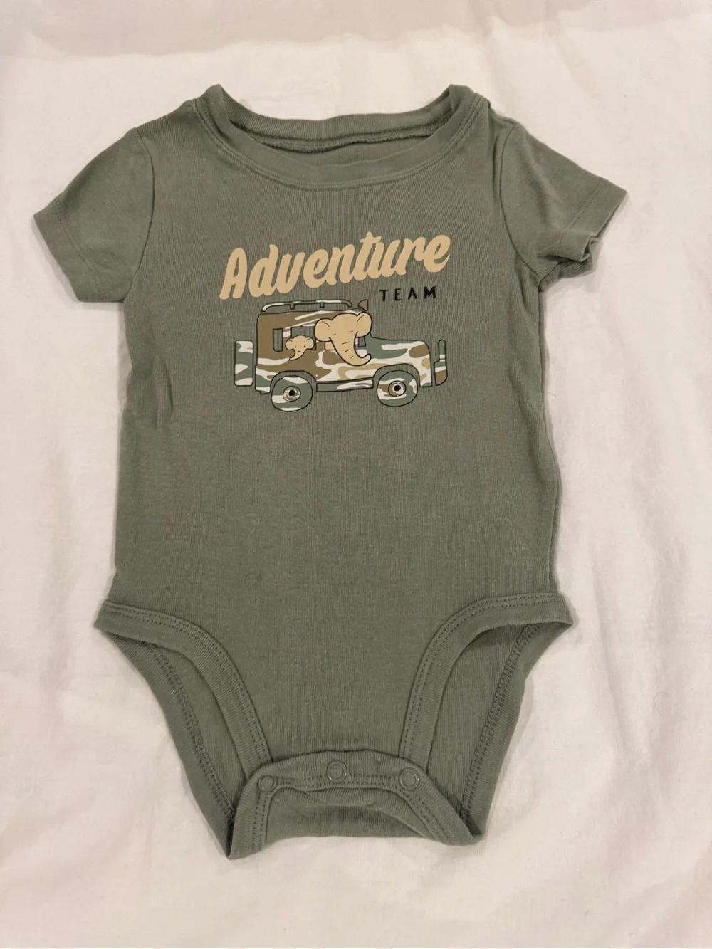 Carter's 'Adventure Team' Short-Sleeve One-Piece Bodysuit and Matching Pants